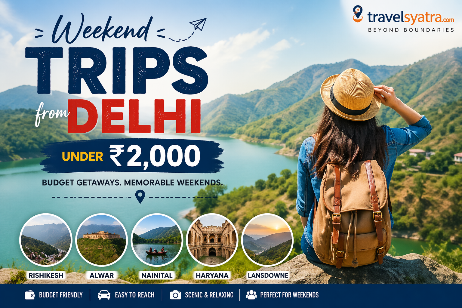 25 Best Weekend Trips from Delhi Under ₹2,000 Per Person