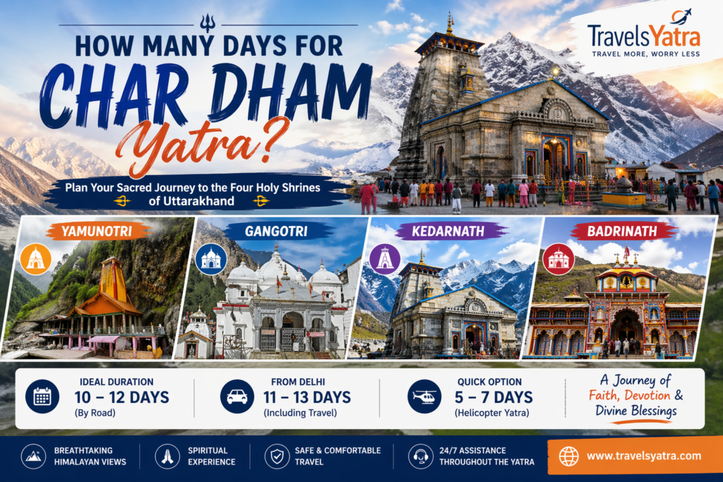 Char Dham Yatra: How Many Days Do You Actually Need? [2026 Complete Guide]