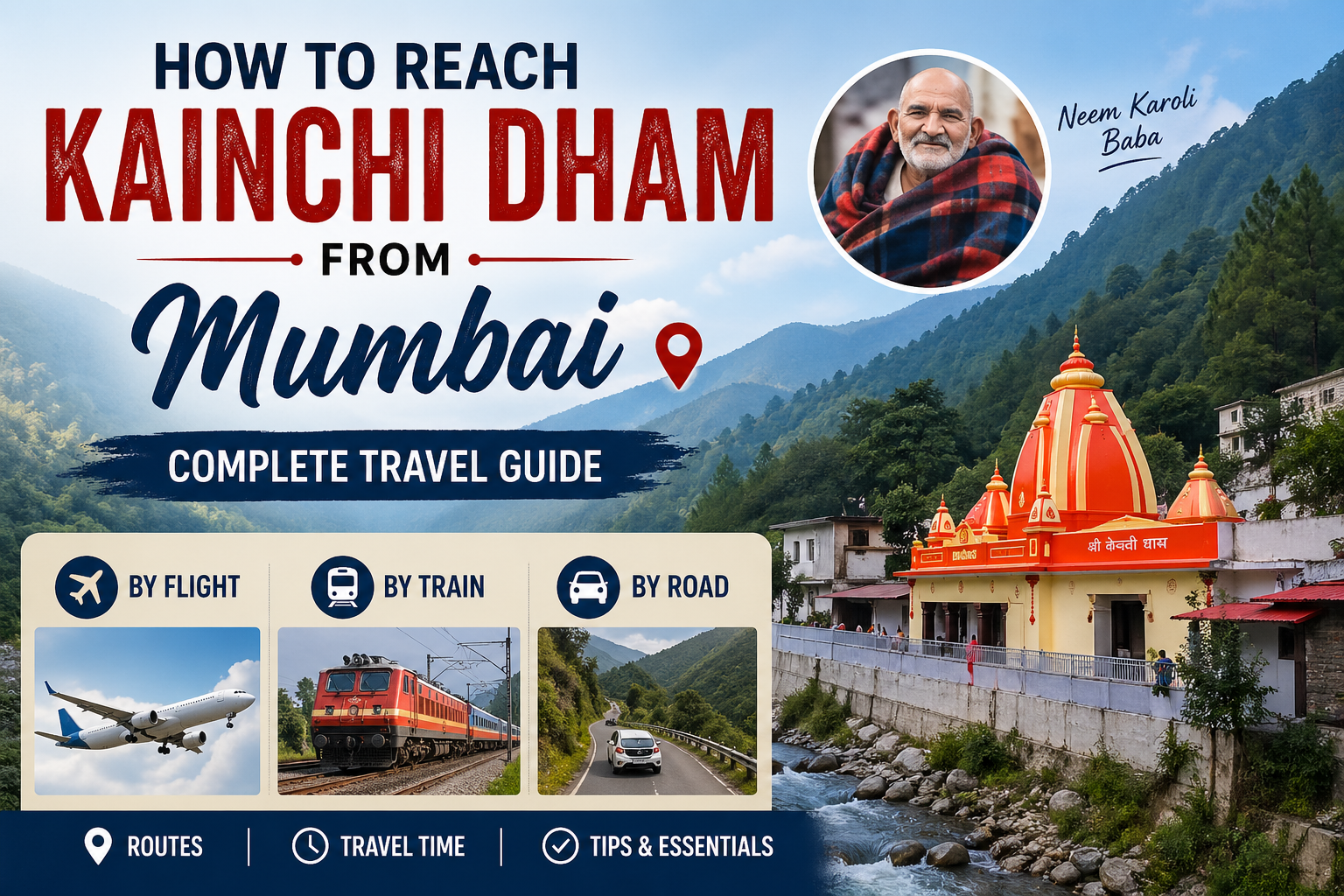 How to Reach Kainchi Dham from Mumbai — Complete Travel Guide