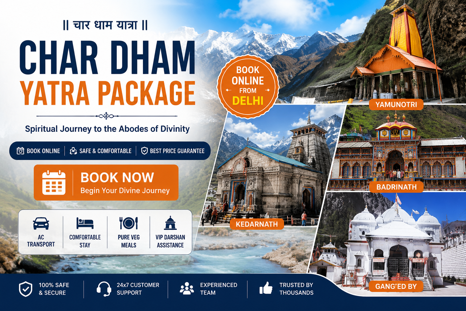 Book Char Dham Yatra Package Online Delhi – Complete 2026 Guide