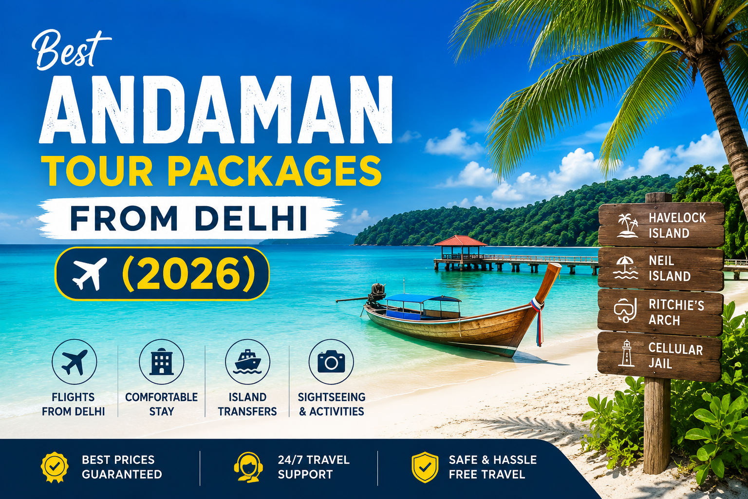 Best Andaman Tour Packages from Delhi (2026): Complete Guide
