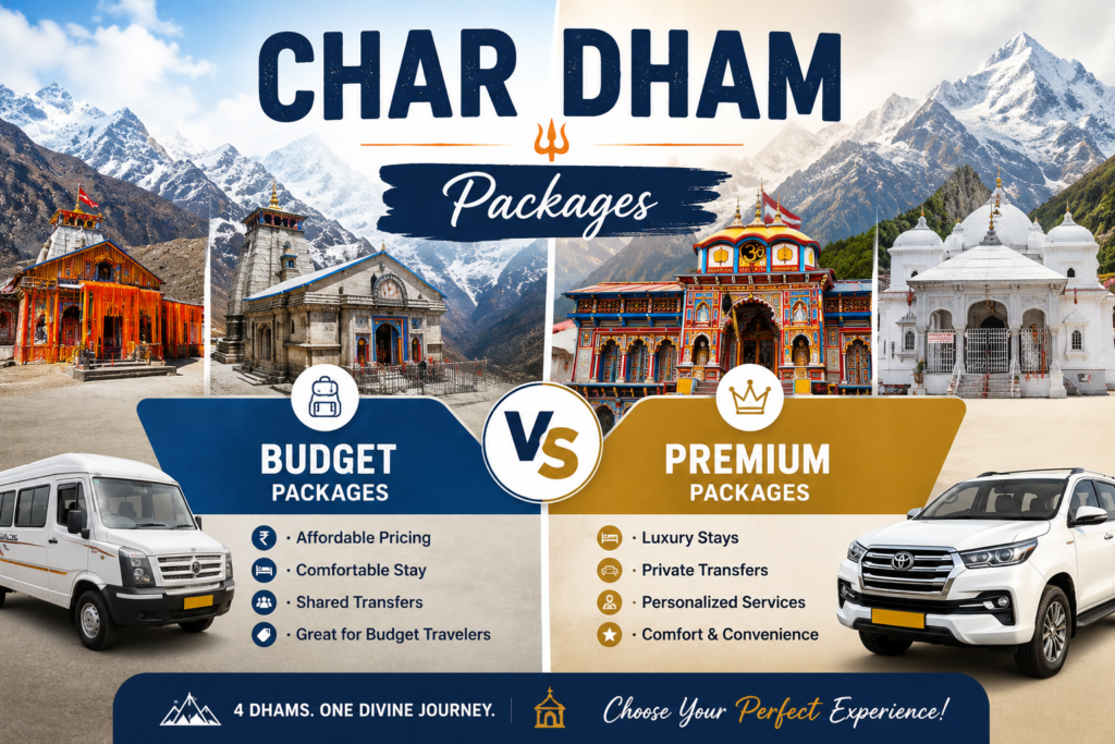 Budget vs Premium Char Dham Packages: Which One Is Right for You?