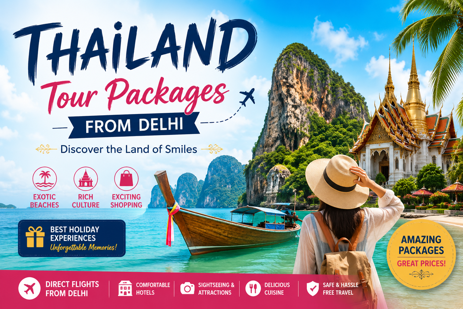 Best Thailand Tour Packages from Delhi