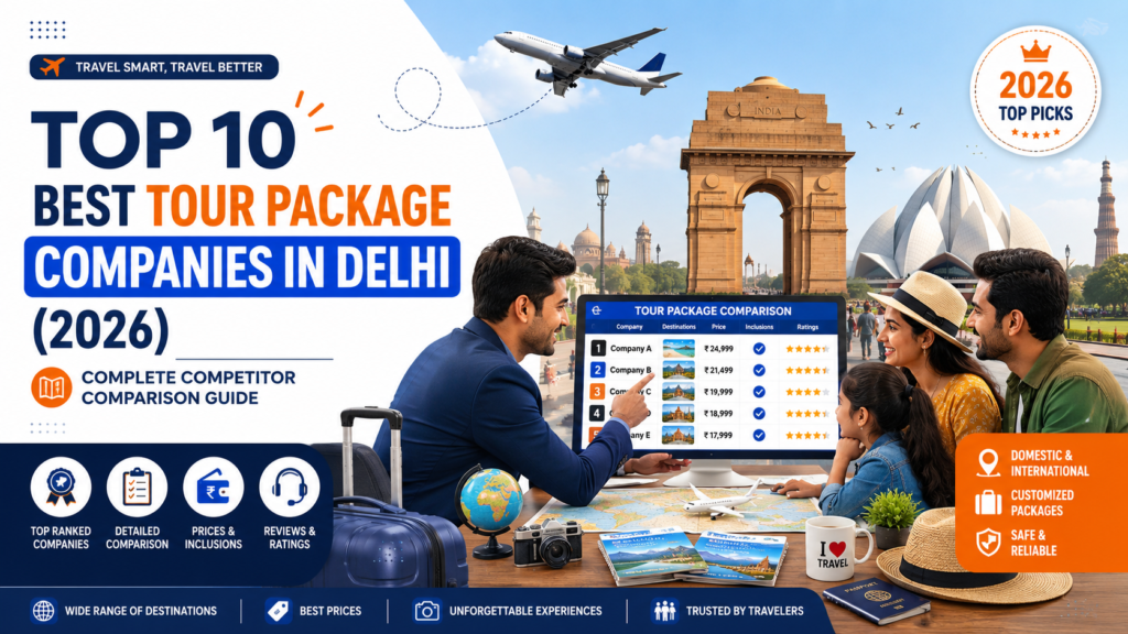 Top 10 Best Tour Package Companies in Delhi (2026): Complete Competitor Comparison Guide