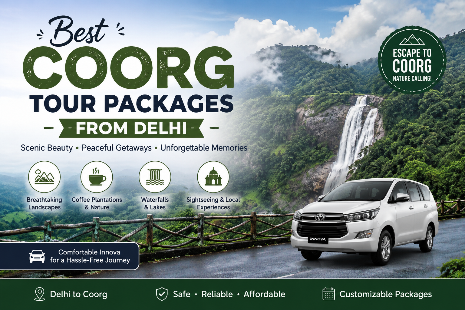 Best Coorg Tour Packages from Delhi