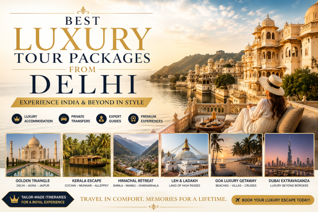 Best Luxury Tour Packages from Delhi: Your Complete Guide to Premium 5-Star Travel in 2026