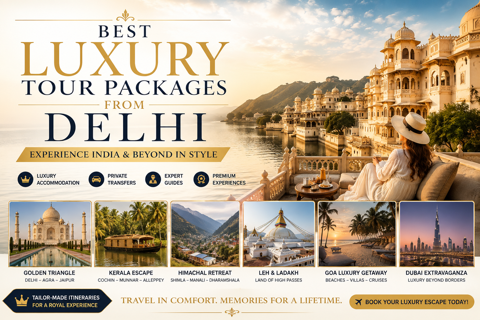 Best Luxury Tour Packages from Delhi: Your Complete Guide to Premium 5-Star Travel in 2026
