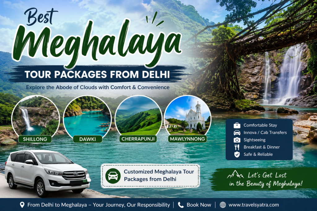 Best Meghalaya Tour Packages from Delhi