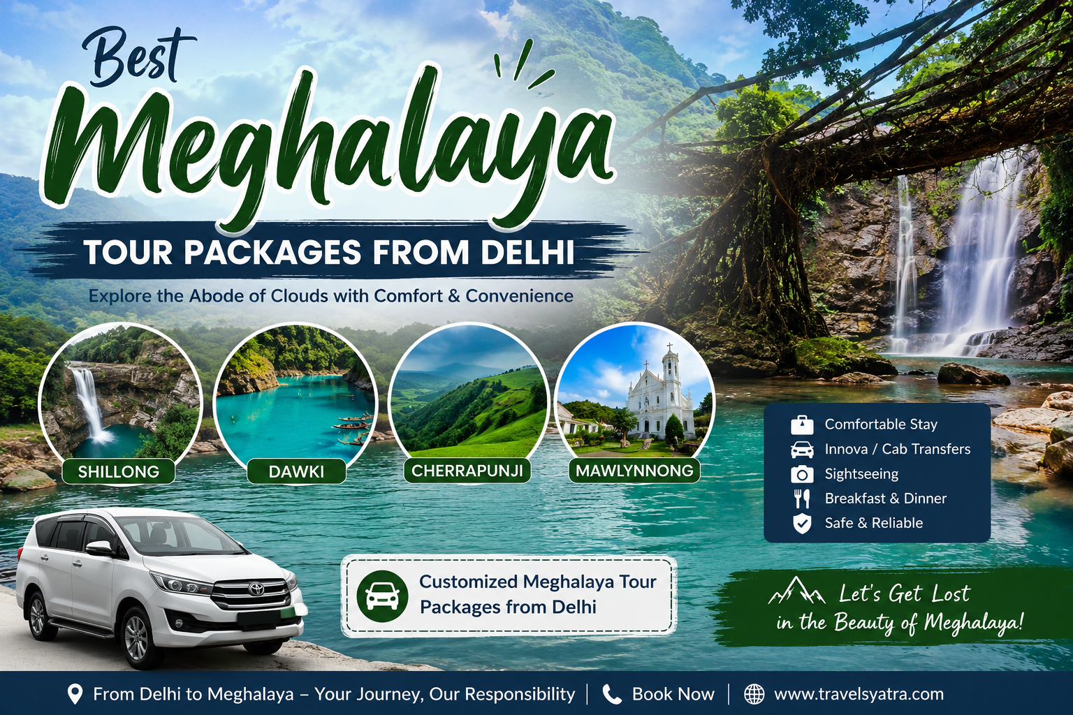 Best Meghalaya Tour Packages from Delhi