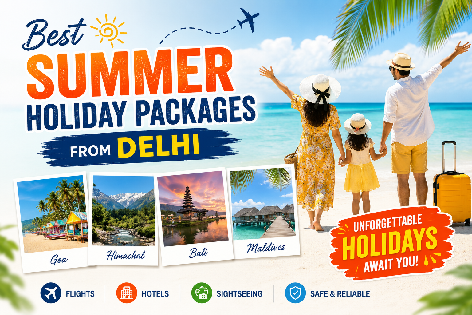 Best Summer Holiday Packages from Delhi for Families (2026)