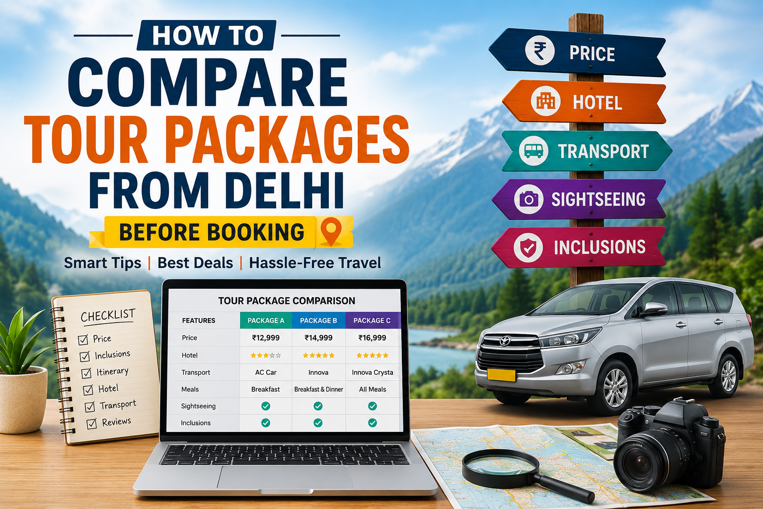How to Compare Tour Packages from Delhi Before Booking
