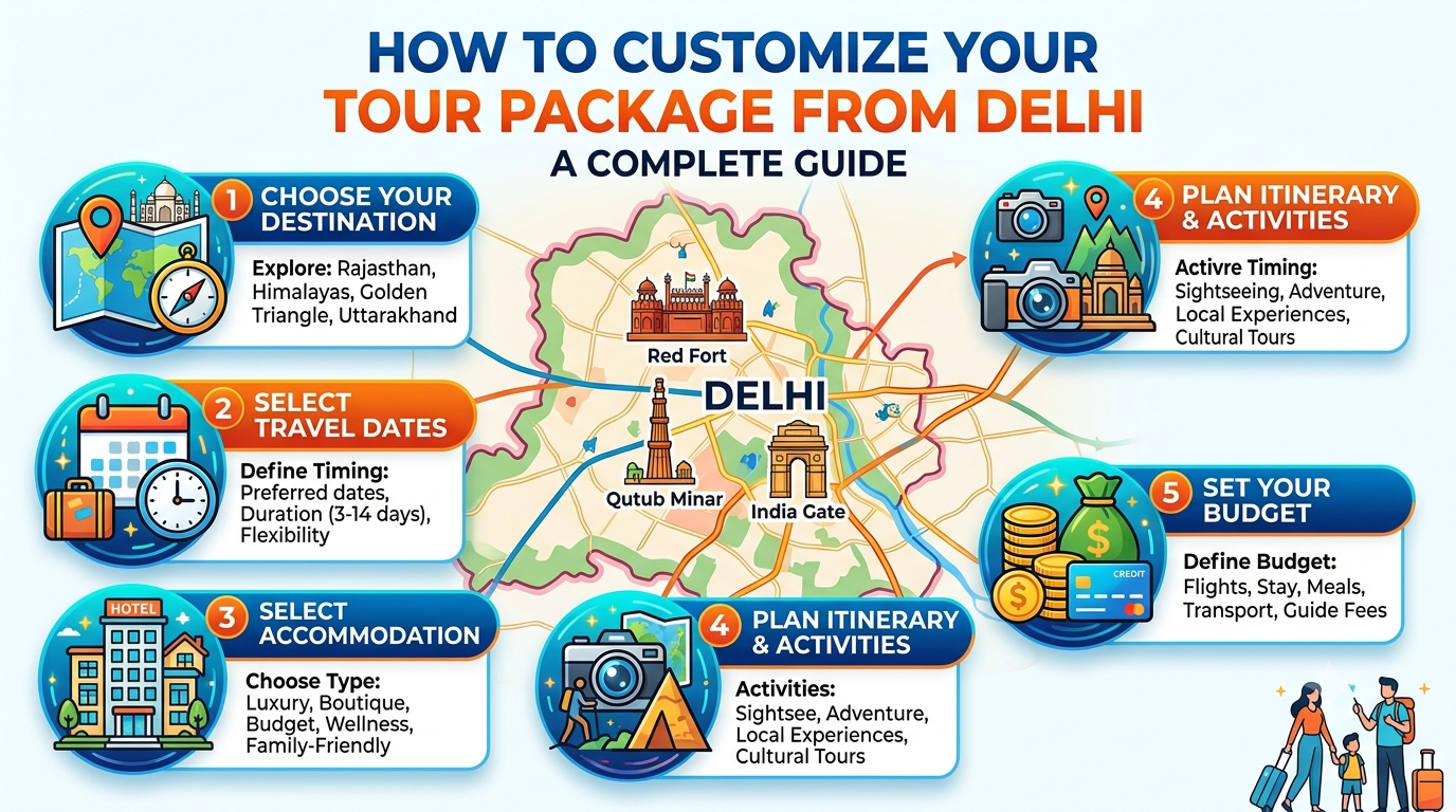 How to Customize Your Tour Package from Delhi: A Complete Guide