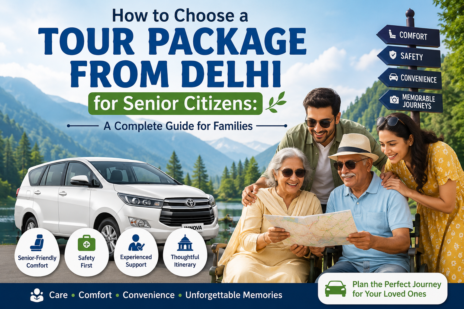 How to Choose a Tour Package from Delhi for Senior Citizens: A Complete Guide for Families