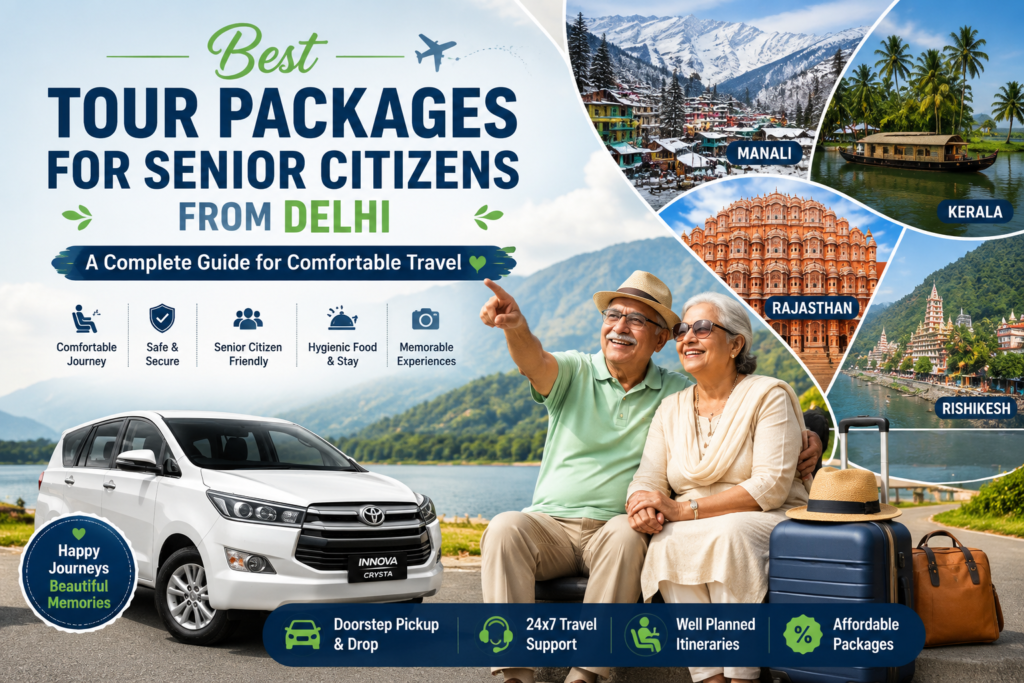 Best Tour Packages for Senior Citizens from Delhi: A Complete Guide for Comfortable Travel