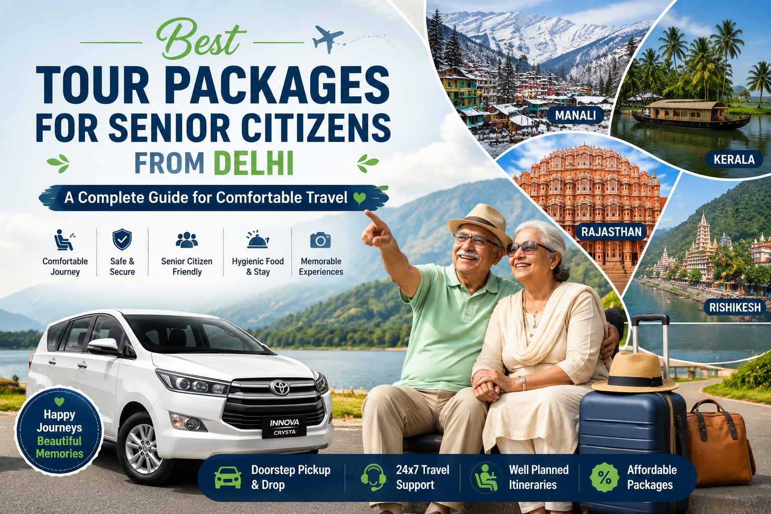 Best Tour Packages for Senior Citizens from Delhi: A Complete Guide for Comfortable Travel