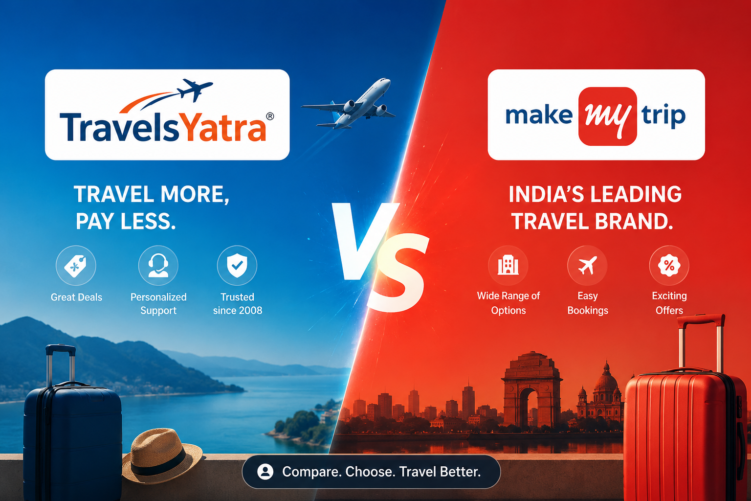 TravelsYatra vs MakeMyTrip: Which Delhi Tour Package Should You Book?