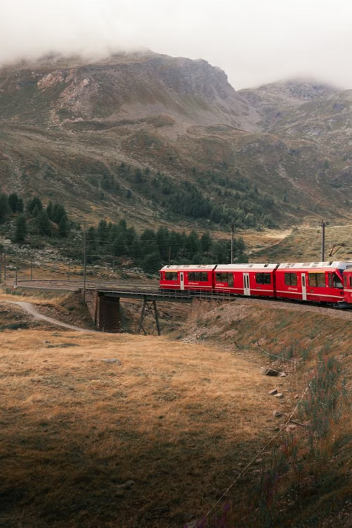 St. Moritz and the Bernina Express