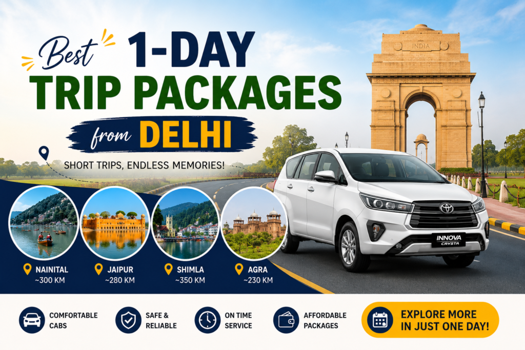 Best 1-Day Trip Packages from Delhi