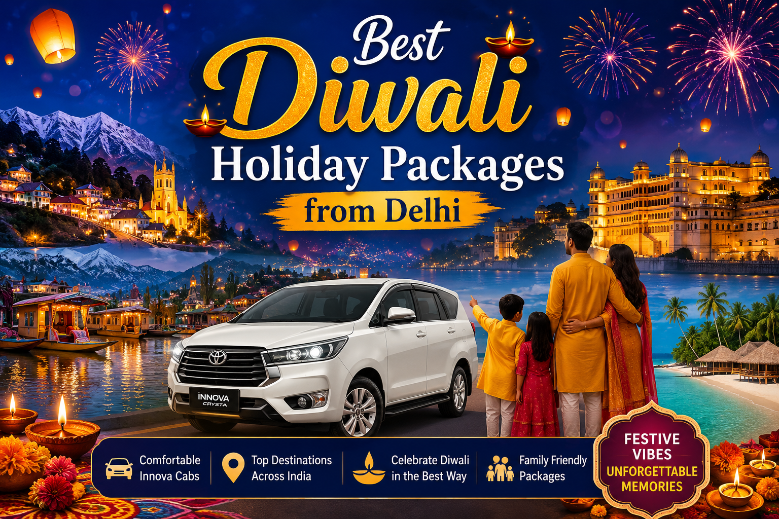 Best Diwali Holiday Packages from Delhi