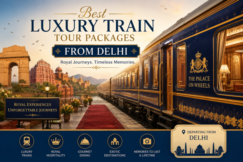 Best Luxury Train Tour Packages from Delhi
