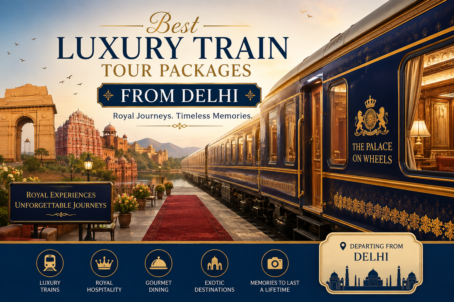 Best Luxury Train Tour Packages from Delhi