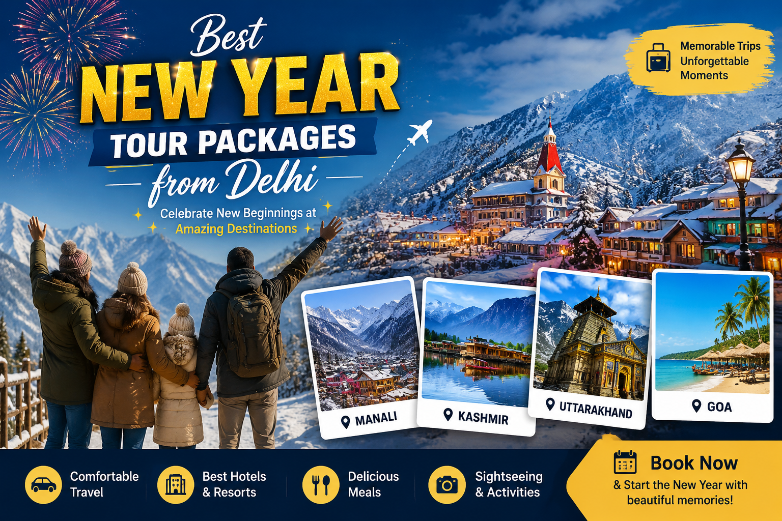 Best New Year Tour Packages from Delhi