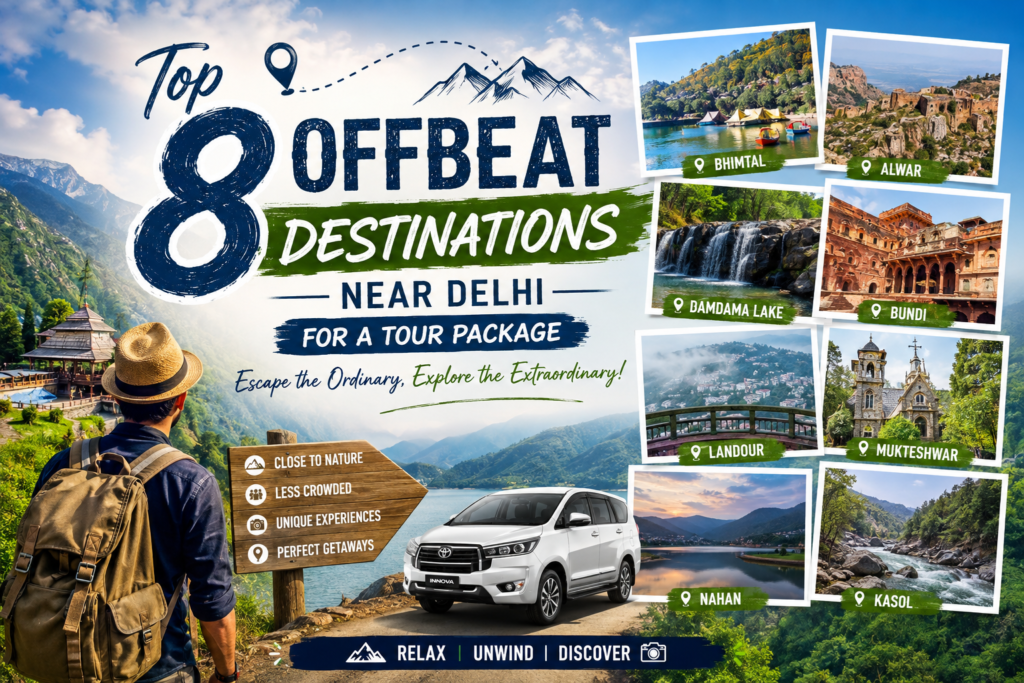 Top 8 Offbeat Destinations Near Delhi for a Tour Package