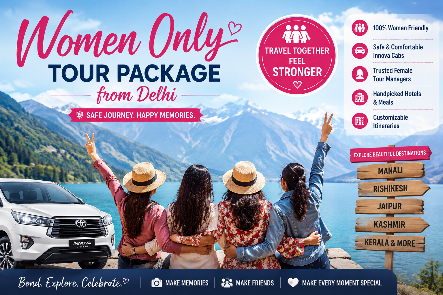 How to Plan a Women Only Tour Package from Delhi: A Complete Safety First Guide